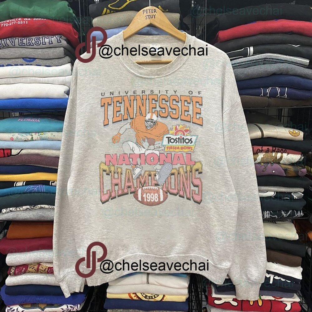 Vintage Tennessee Volunteers Football Sweatshirt, Retro Tennessee Vols Shirt Tee